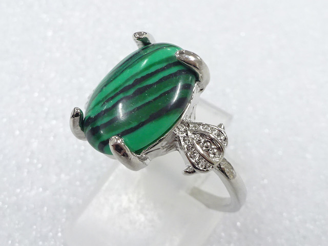 色石　指輪(18号)